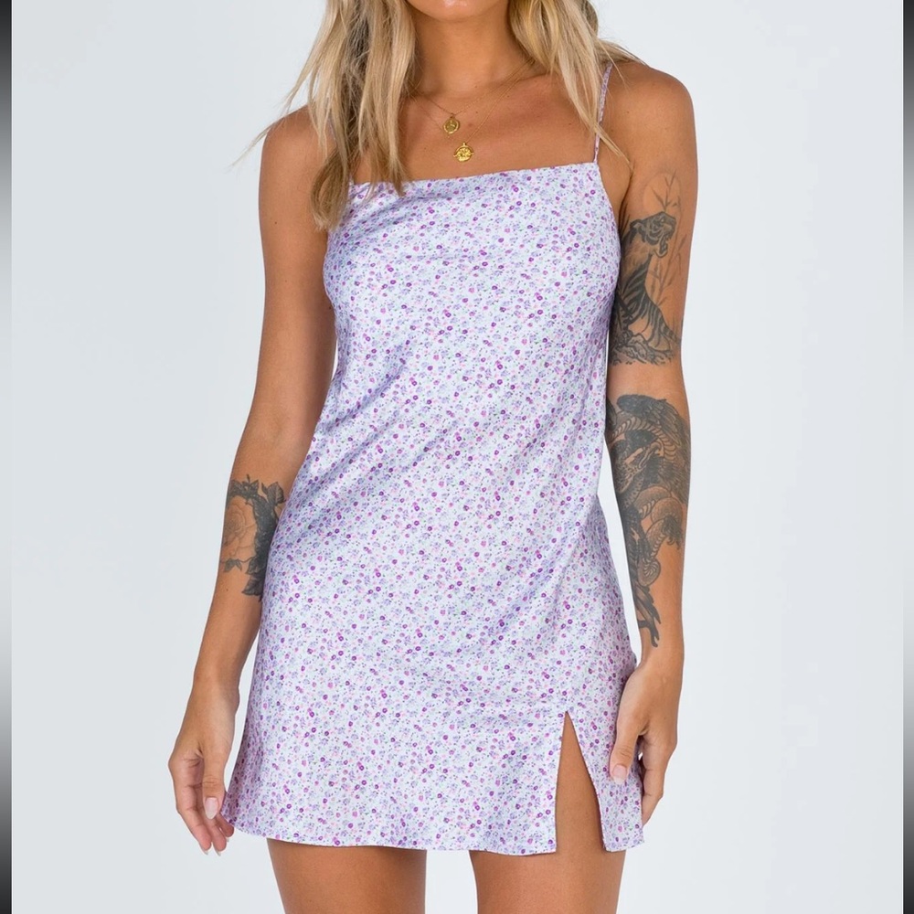 After Thought Mini Dress Purple